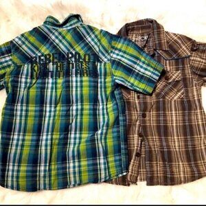 𝅺plaid shirt for 6Y